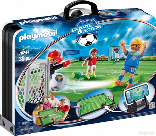Zestaw figurek Duży przenośny stadion piłkarski 70244 [FIGURKA]