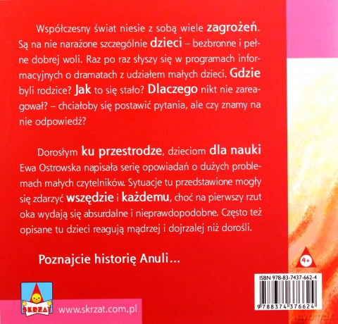 O Anuli, która chciała zostać strażakiem - Ewa Ostrowska [KSIĄŻKA]