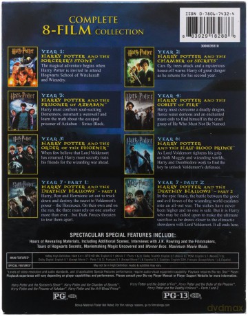 Harry Potter: Complete 8-Film Collection [8xBlu-Ray]