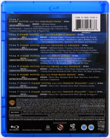 Harry Potter: Complete 8-Film Collection [8xBlu-Ray]