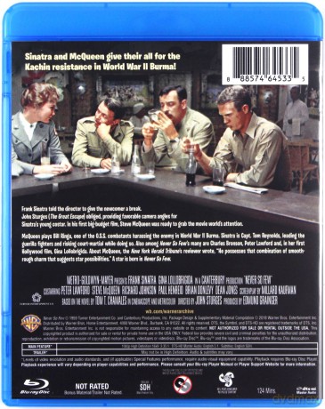 Never So Few (Tak niewielu) [Blu-Ray]