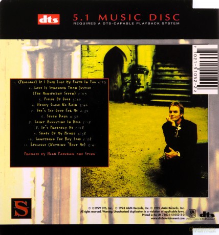 Sting: Ten Summoner's Tales (super jewel case) [CD] [DTS 5.1]