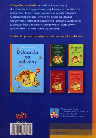Ortografia na szóstkę klasa V - Barbara Włodarczyk [KSIĄŻKA]