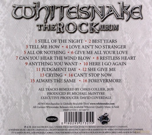Whitesnake: The Rock Album [CD]