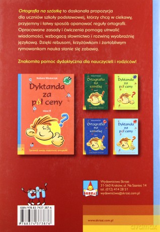 Ortografia na szóstkę klasa VI - Barbara Włodarczyk [KSIĄŻKA]