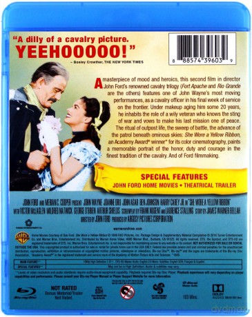 She Wore a Yellow Ribbon (Nosiła żółtą wstążkę) [Blu-Ray]