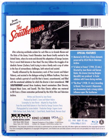 The Southerner (Południowiec) [Blu-Ray]