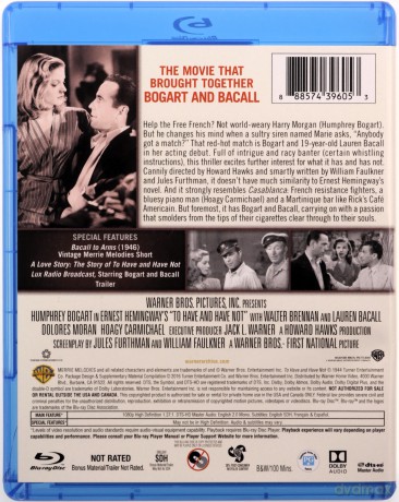To Have and Have Not (Mieć i nie mieć) [Blu-Ray]