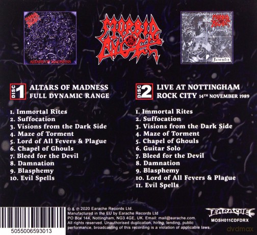 Morbid Angel: Altars Of Madness (Ultimate) (digipack) [2CD]