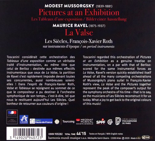 Ravel Mussorgsky: La Valse Tableau Les Siecles Roth (digipack) [CD]
