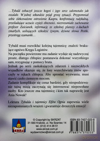 Tybald i tajemnica elfów ognia - Barbara Wicher [KSIĄŻKA]