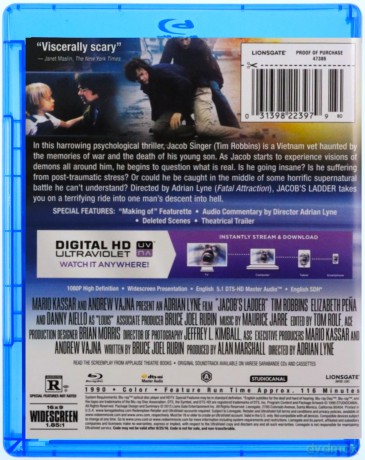 Jacob's Ladder (Drabina Jakubowa) [Blu-Ray]