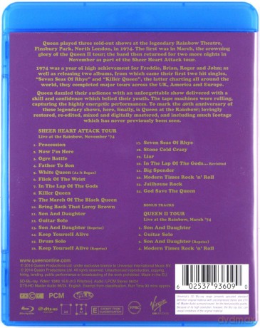 Live at the Rainbow '74 [Blu-Ray]