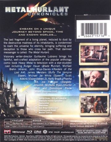 Metal Hurlant Chronicles: The Complete Series [3xBlu-Ray]