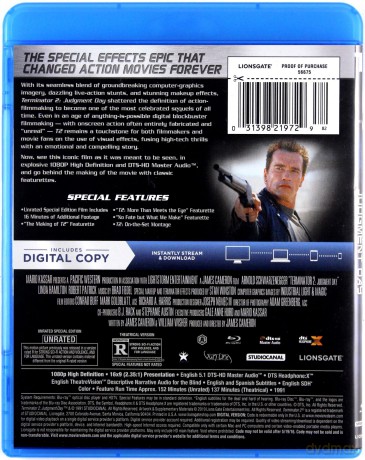 Terminator 2: Judgment Day (Terminator 2: Dzień sądu) [Blu-Ray]