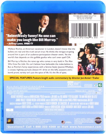 The Man Who Knew Too Little (Człowiek, który wiedział za mało) [Blu-Ray]
