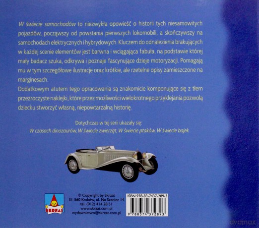 W świecie samochodów naklejki - Łukasz Libiszewski, Anna Horosin [KSIĄŻKA]