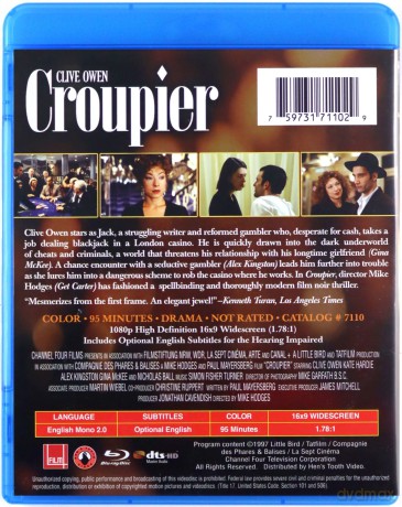 Croupier (Krupier) [Blu-Ray]