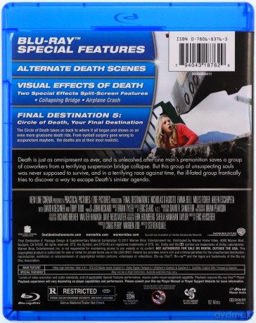 Final Destination 5 (Oszukać przeznaczenie 5) [Blu-Ray]