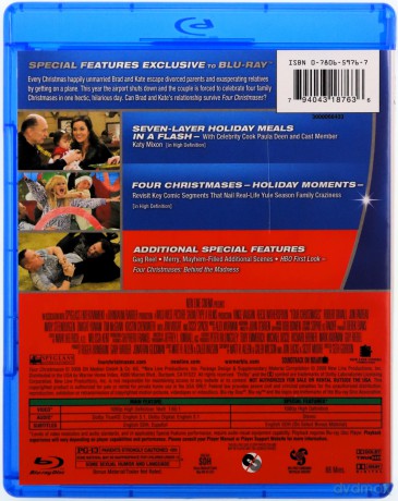 Four Christmases (Cztery gwiazdki) [Blu-Ray]