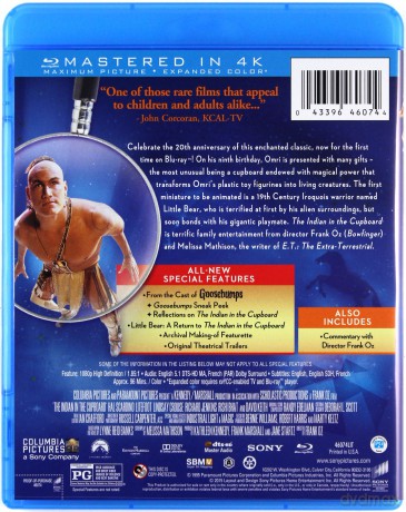 The Indian in the Cupboard (Indianin w kredensie) [Blu-Ray]