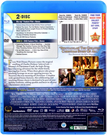 Disney's A Christmas Carol (Opowieść wigilijna) [Blu-Ray]+[DVD]