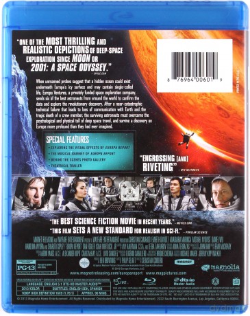 Europa Report (Raport z Europy) [Blu-Ray]
