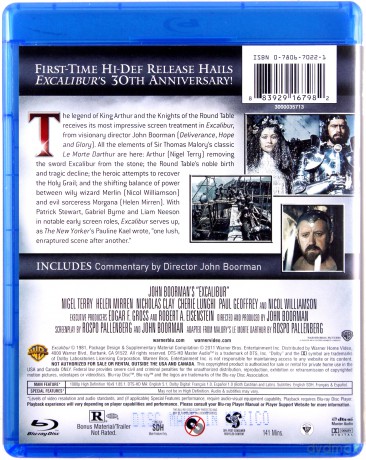 Excalibur [Blu-Ray]