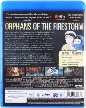 Grave of the Fireflies (Grobowiec świetlików) [Blu-Ray]