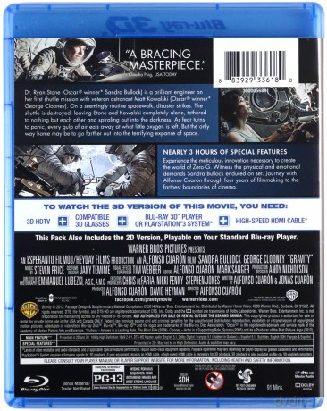 Gravity (Grawitacja) [2xBlu-Ray]