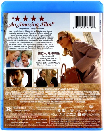I Am Love (Jestem miłością) [Blu-Ray]