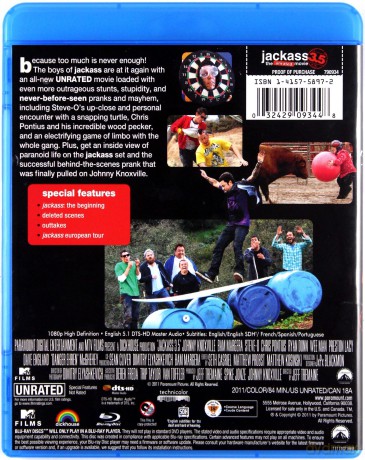 Jackass 3.5: The Unrated Movie [Blu-Ray]