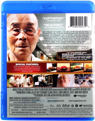 Jiro Dreams of Sushi (Jiro śni o sushi) [Blu-Ray]