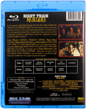 Night Train Murders (Pociąg tortur) [Blu-Ray]
