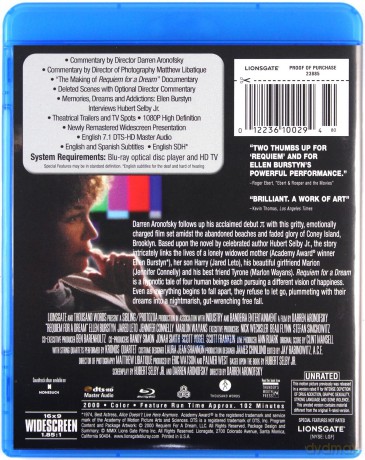 Requiem for a Dream (Requiem dla snu) [Blu-Ray]