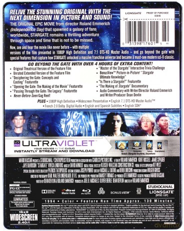 Stargate (Gwiezdne wrota) (steelbook) [Blu-Ray]