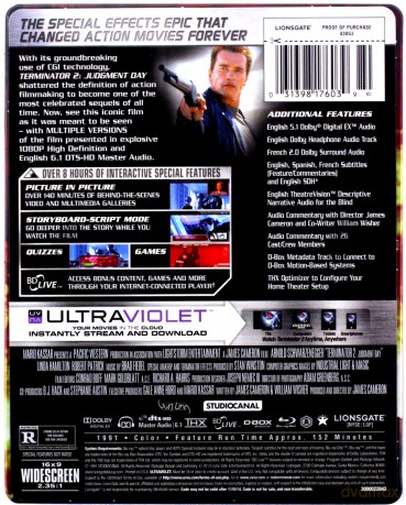 Terminator 2: Judgment Day (Terminator 2: Dzień sądu)) (steelbook) [Blu-Ray]