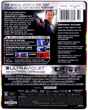Terminator 2: Judgment Day (Terminator 2: Dzień sądu)) (steelbook) [Blu-Ray]