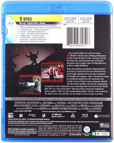 The Count of Monte Cristo [Blu-Ray]