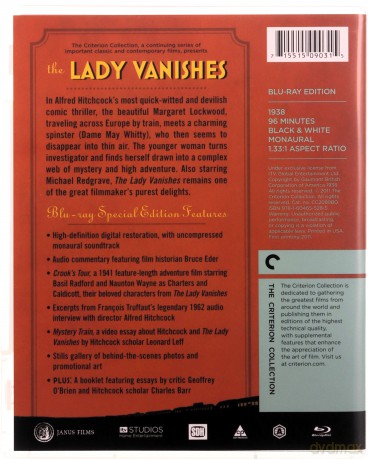 The Lady Vanishes (Starsza pani znika) [Blu-Ray]