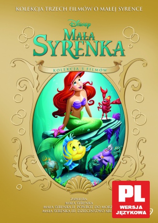 Mała Syrenka Trylogia: Mała Syrenka / Mała Syrenka 2. Powrót do morza / Mała Syrenka 3: Dzieciństwo Ariel (Disney) BOX [3DVD]