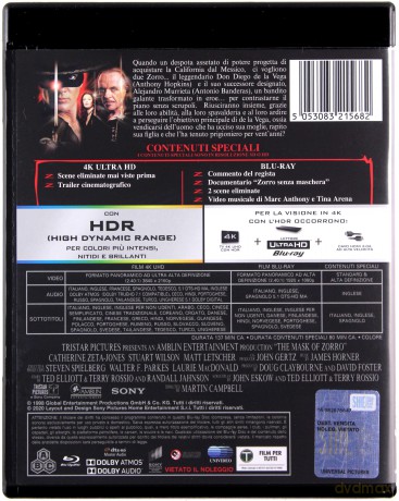 Maska Zorro [Blu-Ray 4K]+[Blu-Ray]