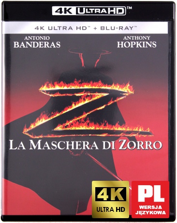Maska Zorro [Blu-Ray 4K]+[Blu-Ray]