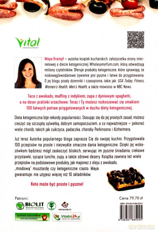 100 prostych przepisów na dania ketogeniczne. Pyszne i szybkie keto z 10 składników - Maya Krampf [KSIĄŻKA]