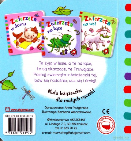 Akademia maluszka. Zwierzęta w lesie - Anna Podgórska [KSIĄŻKA]