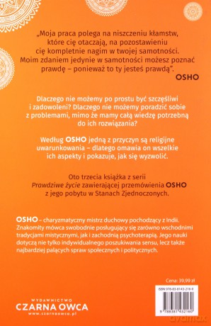 Działanie prawdy. Zaakceptuj to, co niepoznawalne - OSHO [KSIĄŻKA]