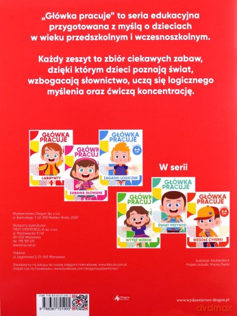 Główka pracuje. Labirynty - Iwona Baturo [KSIĄŻKA]