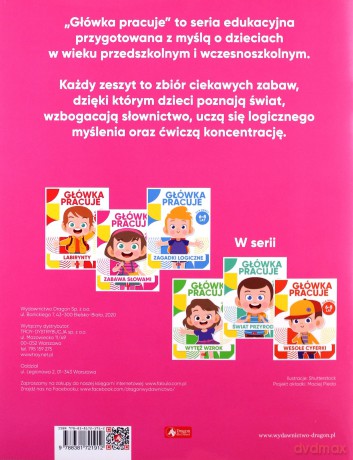 Główka pracuje. Zabawa słowami - Iwona Baturo [KSIĄŻKA]
