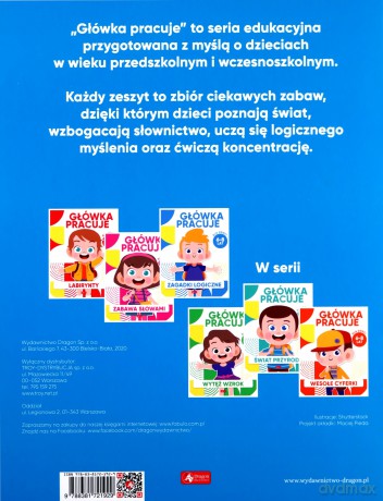 Główka pracuje. Zagadki logiczne - Iwona Baturo [KSIĄŻKA]