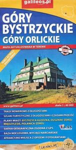 Góry Bystrzyckie Góry Orlickie Mapa 1:40000